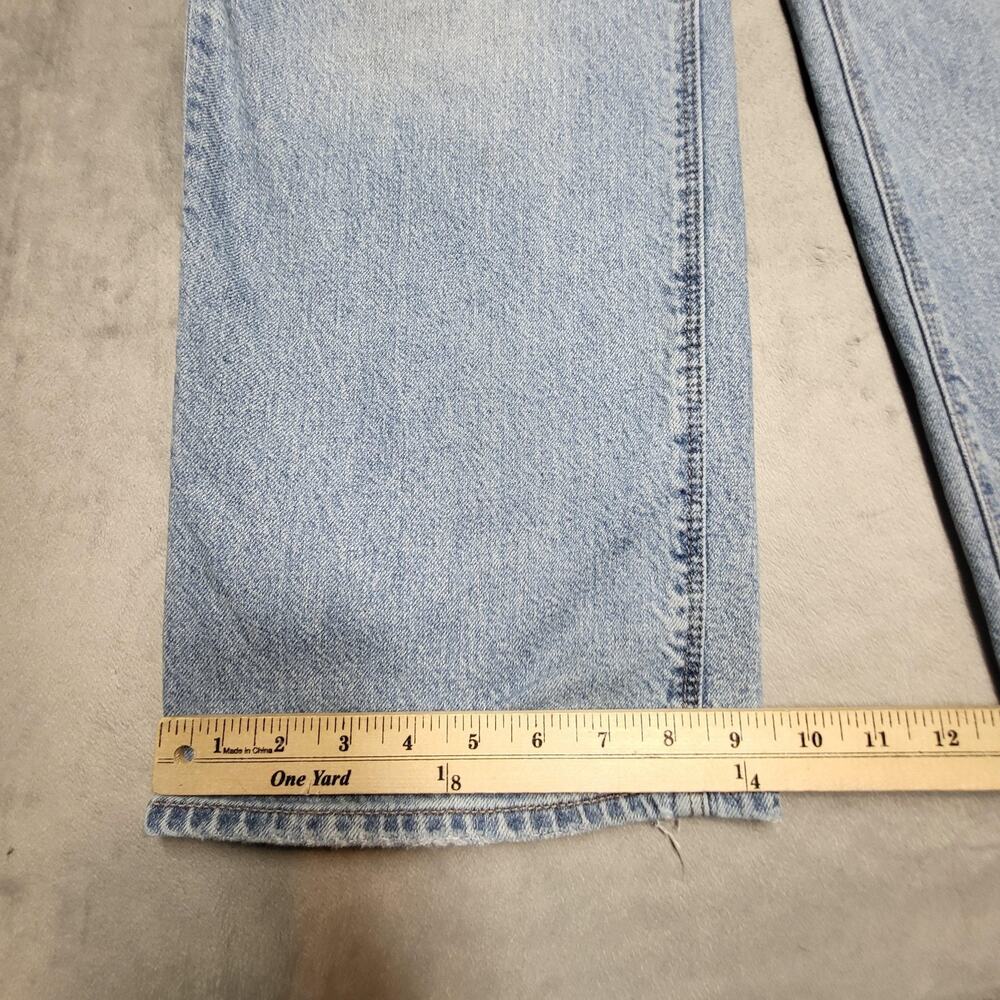 American Eagle Outfitters Jeans Womens 8 Blue Straight Stovepipe Light Wash - Picture 8 of 14